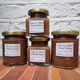 Plum & Flaked Almond Chutney